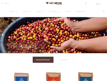 Tablet Screenshot of cafecampesino.com